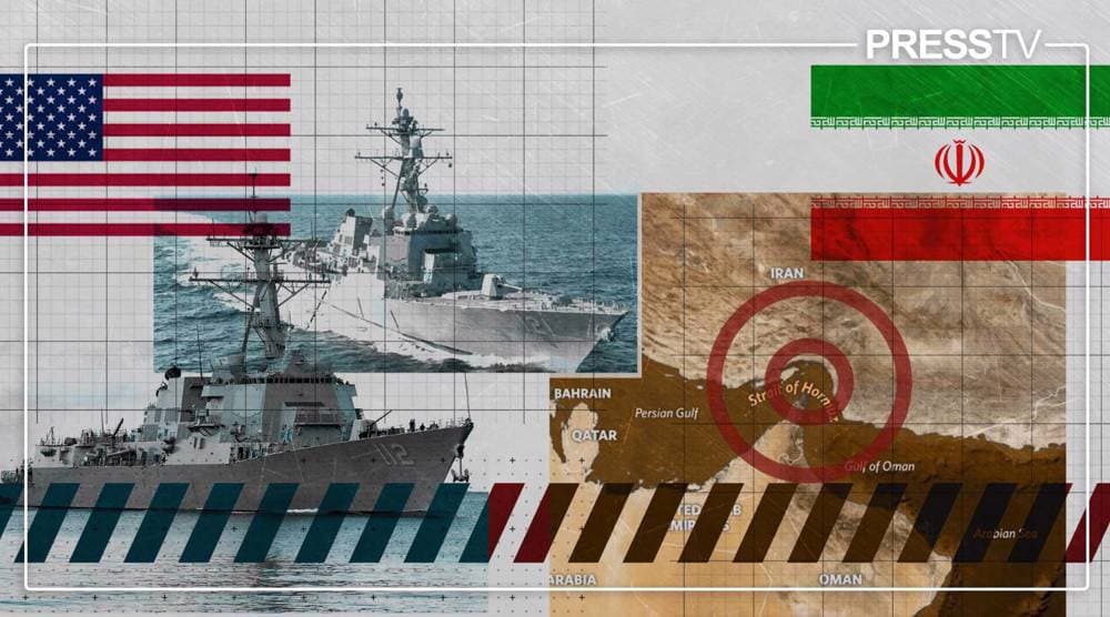 Press TV Exclusive: US destroyers' Strait of Hormuz transit stunt failed, came close to destruction